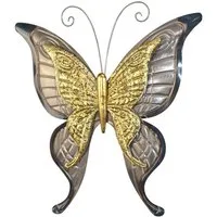 moebel-direkt-online Wanddekoobjekt Schmetterling (in vier Ausführungen), aus Metall