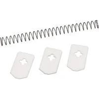 Leifheit Entkerner 3 Abstreifgummis und Feder Cherrymat, (4-tlg), Ersatzteil, 3 Abstreifgummis, Ersatzfeder