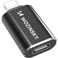 Wozinsky WALC-01 USB-Adapter Kompatibel mit iPhone Stecker zu USB-C Buchse, Kompakter Adapter für iPhone auf USB-C
