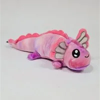 soma Kuscheltier Axolotl Kuscheltier Echse Molch Figur Plüsch XL 68 cm Püsch lila neu (1-St), Axolotl Plüschtier Molch Kuscheltier Figur Plüschtier Wassertier