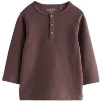 Next Langarmshirt Langarmshirt mit Henley-Ausschnitt (1-tlg)