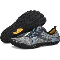 SAGUARO Fast I (flexible Sohle, breite Zehenbox) grau Barfußschuh