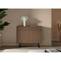 Home affaire Sideboard Lund, moderner Schrank, Kommode mit Kufengestell, optisch dünner Oberboden, hochwertige Optik, ausreichend Stauraum