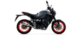 Sport Auspuff Komplettanlage Thunder Alu Yamaha MT-09 Bj.2021-2023 RN69 EURO5 +Kat eintragungsfrei