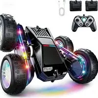 Vornix RC-Auto Ferngesteuertes Auto,2,4 GHz ferngesteuerter Stunt mit zwei Seiten