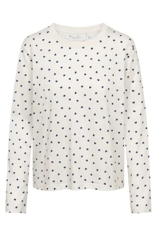 Rösch - Shirt 1884826 hearts deep ocean - Gr. - 38