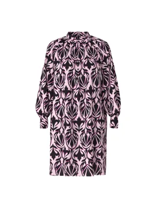 Marc Cain Collections - Rethink Together Kleid mit Ornamenten bright rose tan - Gr. - 36