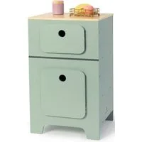 MUSTERKIND® Kinder-Kühlschrank Mix & Match, salbei/natur