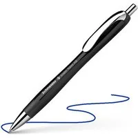 Schneider Kugelschreiber Schneider Kugelschreiber Slider Rave schwarz-schwarz, Mine XB blau