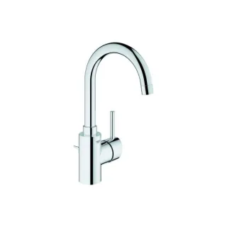 Grohe Concetto Waschtischarmatur 32629002 chrom, L-Size, mit Ablaufgarnitur, innenliegende Wasserführung