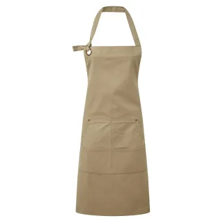 Premier Calibre Taschenschürze aus schwerem Canvas (Khaki)