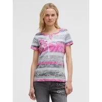 SOCCX V-Shirt mit All Over-Print