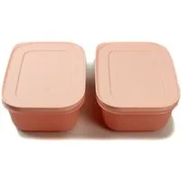 TUPPERWARE Frischhaltedose Gefrier-Behälter 450 ml (2) rosa