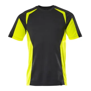 MASCOT Herren T-Shirt Schwarz / Hi-vis Gelb L - 22082-771-0917-L