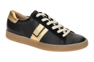 Paul Green Damen Halbschuhe Sneaker 5464-12 Schwarz Oro Echtleder Gummisohle ...