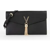 VALENTINO BAGS Umhängetasche LUXE, Damen Schultertasche, Clutch mit Zierkette als Umhängeriemen