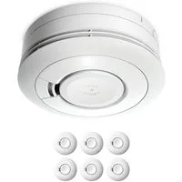 Ei Electronics 6x Ei Electronics Ei650 Rauchwarnmelder Rauchmelder 10 Jahres Batterie Rauchmelder