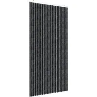 Defactoshop Insektenschutz-Vorhang Flauschvorhang Türvorhang 100x200cm Chenille Fliegenschutz schwarz, BxH: 100x200 cm