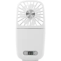Minicloss Mini USB-Ventilator Tragbarer Ventilator, wiederaufladbarer USB-Ventilator, mit 3 Geschwindigkeiten, Faltbarer Taschenventilator für Büro