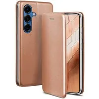ONEFLOW Handyhülle für Samsung Galaxy S25 Premium Hülle Business Cover Rosa 6,2 Zoll, 360 Grad Schutzhülle Flip Case Etui Klapphülle Dünn Leder Handy Tasche