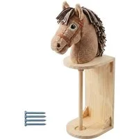 relaxdays Steckenpferd Halter Wand für Hobby Horse