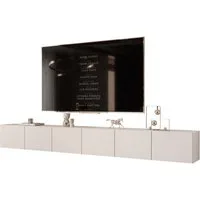 yourhouse24 Lowboard TV ANGEL 300 mit LED-Beleuchtung – Griffloses Design