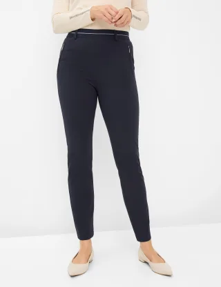 Raphaela by Brax Damen Schlupfhose Style LILLYTH NAVY, dunkelblau, Gr. 52K