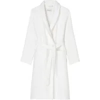Marc O'Polo Home Damenbademantel Premium Women, Midilänge, Baumwolle, Schalkragen, Gürtel, Waffelpiqué