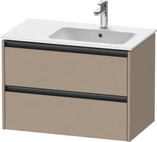 Duravit Ketho.2 Waschtischunterbau wandhängend Leinen Matt 810x480x549 mm - K25268075750000 K25268075750000