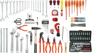 KS Tools Kombi-Werkzeug-Satz Kälte-Klima, 129-tlg - 116.0175