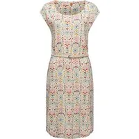 Ragwear Shirtkleid Lilithe Ikat stylisches Damen Sommerkleid mit Taillengürtel