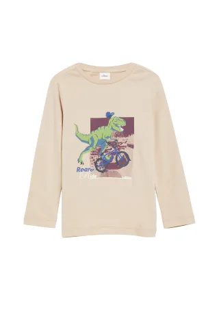 s.Oliver - T-Shirt beige - Gr. - 122