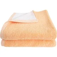 Dyckhoff Handtücher Pure Natural Uni, Frottier (Packung, 2-St), BIO Baumwolle, GOTS