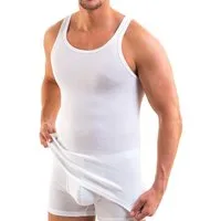 HERMKO Unterhemd 16000 (Pack, 3er) Achselhemd, Baumwolle/Modal, softweich, Tank Top