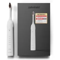Zahnheld Elektrische Zahnbürste Schallzahnbürste Gero G2 mit Etui weiß, 5 Putzmodi