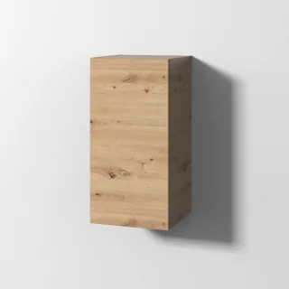 Sanipa Cubes Regalmodul mit 1 Tür, Eiche Natural-Touch, CU12185 CU12185