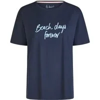 By Louise Pyjamaoberteil Moonlight Magic (Packung, 1-tlg., 1-teilig) Damen Pyjamaoberteil Kurzarm Baumwolle T-Shirt