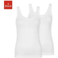SNOCKS Tanktop Top mit breiten Trägern Damen (2-tlg) aus Bio-Baumwolle, bequem, perfektes Basic für jedes Outfit