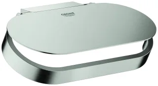 GROHE WC-Papierhalter Selection 41069 mit Deckel supersteel, 41069DC0 41069DC0