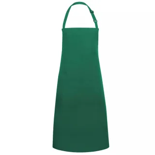 Karlowsky - Latzschürze "Basic", Tasche (Tannengrün)