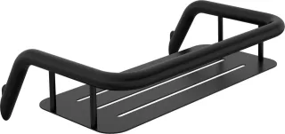 Neuesbad Serie 600 Dusche Korb, Schwarz NB1DEADIN5511