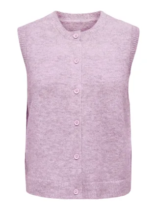 ONLY - ONLOLIVIA SL BUTTON VEST CC KNT Rose Smoke - Gr. - M