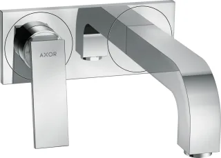 Hansgrohe Waschtischmischer UP Axor Citterio F-Set m.Hebelg.lang.Auslauf u.Platte chr, 39119000 39119000