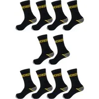 TEXEMP Funktionssocken 5-10 Paar Arbeitssocken WORK Herrensocken Dicke Socken Baumwolle (Packung, 10-Paar) Strapazierfähig