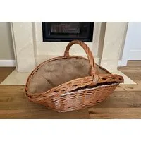 DSH DEKO SHOP HANNUSCH Kaminholzkorb Kaminkorb 3 mit Jute