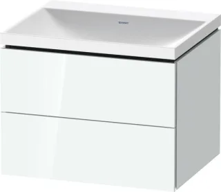 Duravit L-Cube c-shaped Set wandhängend Weiß Hochglanz 600x480x480 mm - LC6950N85850000 LC6950N85850000