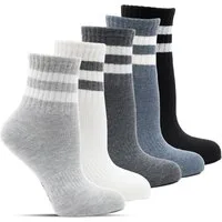 Socked Kurzsocken Quartersocken Herren + Damen (10-Paar) – bunte Farbmischung, bequem & pflegeleicht – ideal für Sport & Alltag