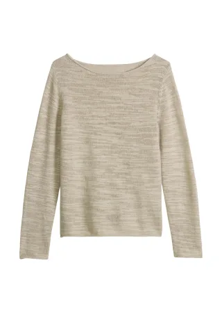 Marc OPolo Casual - MTCWK_Pullovers Linen Beige - Gr. - M