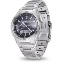 CASIO Quarzuhr WVA-M650TD-1AER WVA-M650TD-1AER, Casio WVA-M650TD-1AER Radio Controlled Uhr Herrenuhr Titan Datum Alarm