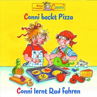 Conni backt Pizza / Conni lernt Rad fahren
